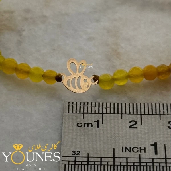 دستبند زنبور لیزری طلا